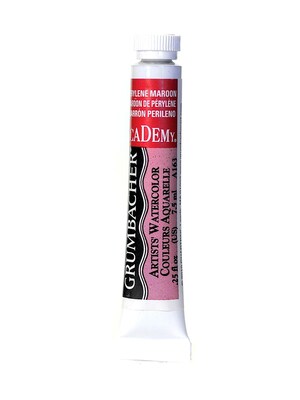 Grumbacher Academy Watercolors Perylene Maroon [Pack Of 4] (4PK-A163)