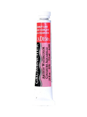 Grumbacher Academy Watercolors Scarlet Lake [Pack Of 4] (4PK-A189)