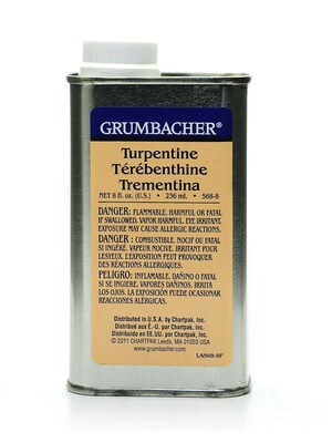 Grumbacher Gum Spirits Of Turpentine 8 Oz. Can (568-8)