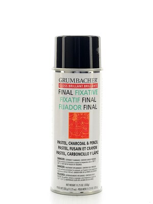 Grumbacher Hard Final Spray Fixative Gloss 11.75 Oz. (543)