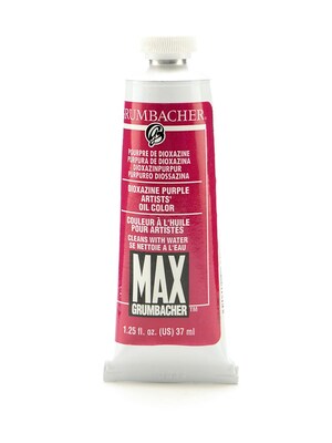 Grumbacher Max Water Miscible Oil Colors Dioxazine Purple 1.25 Oz. (M061)