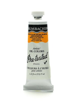 Grumbacher Pre-Tested Artists Oil Colors Diarylide Yellow P060 1.25 Oz. [Pack Of 2] (2PK-P060G)
