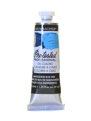 Grumbacher Pre-Tested Artists Oil Colors Manganese Blue Hue P131 1.25 Oz. [Pack Of 2] (2PK-P131G)