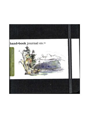 Global Art Hand Book Journal Co. Travelogue 5.5 x 5.5 Drawing Sketch Book, 128 Sheets/Book (16094)