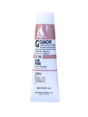 Holbein Acryla Gouache 20 Ml Ash Rose [Pack Of 2] (2PK-D155)