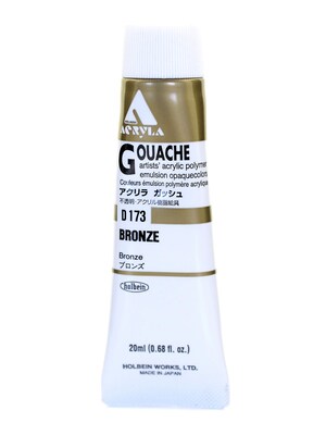 Holbein Acryla Gouache 20 Ml Bronze [Pack Of 2] (2PK-D173)