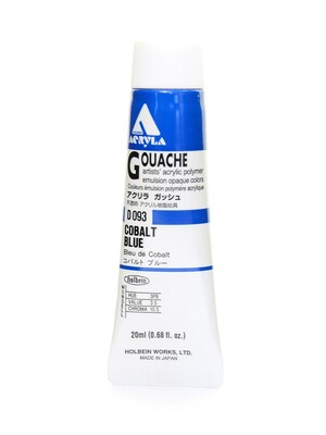 Holbein Acryla Gouache 20 Ml Cobalt Blue [Pack Of 2] (2PK-D093)