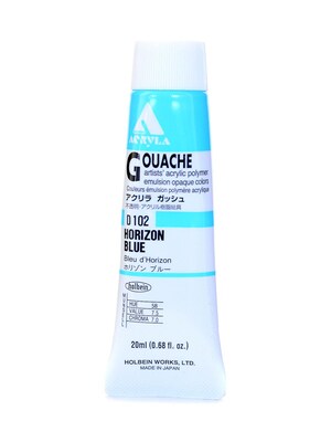 Holbein Acryla Gouache 20 Ml Horizon Blue [Pack Of 2] (2PK-D102)