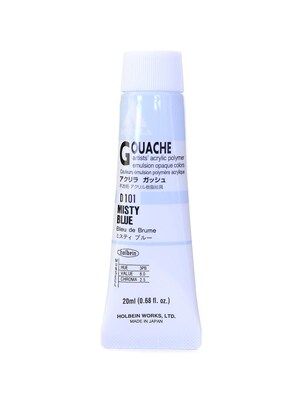 Holbein Acryla Gouache 20 Ml Misty Blue [Pack Of 2] (2PK-D101)