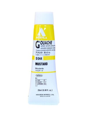 Holbein Acryla Gouache 20 Ml Mustard [Pack Of 2] (2PK-D044)