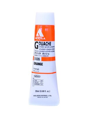 Holbein Acryla Gouache 20 Ml Orange [Pack Of 2] (2PK-D035)