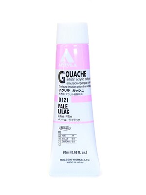 Holbein Acryla Gouache 20 Ml Pale Lilac [Pack Of 2] (2PK-D121)