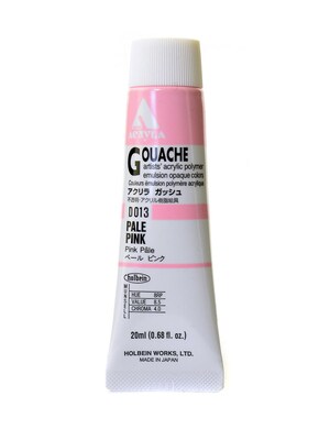 Holbein Acryla Gouache 20 Ml Pale Pink [Pack Of 2] (2PK-D013)