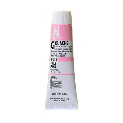 Holbein Acryla Gouache 20 Ml Pale Pink [Pack Of 2] (2PK-D013)