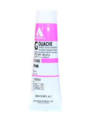 Holbein Acryla Gouache 20 Ml Pink [Pack Of 2] (2PK-D005)