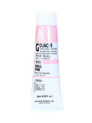 Holbein Acryla Gouache 20 Ml Shell Pink [Pack Of 2] (2PK-D011)
