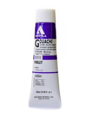 Holbein Acryla Gouache 20 Ml Violet [Pack Of 2] (2PK-D111)