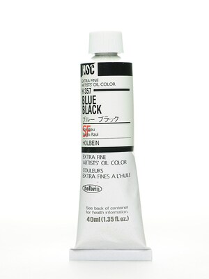 Holbein Artist Oil Colors Blue Black 40 Ml [Pack Of 2] (2PK-H357)