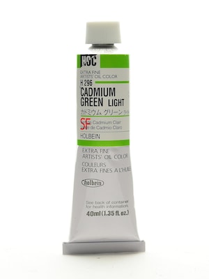 Holbein Artist Oil Colors Cadmium Green Light 40 Ml (H296)