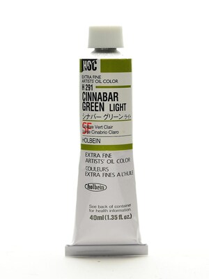 Holbein Artist Oil Colors Cinnabar Green Light 40 Ml (H291)