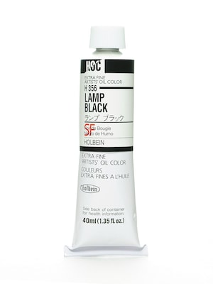 Holbein Artist Oil Colors Lamp Black 40 Ml [Pack Of 2] (2PK-H356)