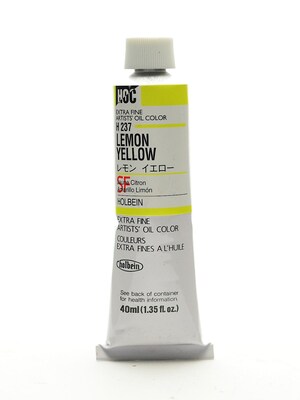 Holbein Artist Oil Colors Lemon Yellow 40 Ml (H237)