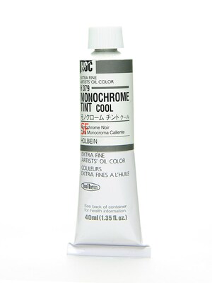 Holbein Artist Oil Colors Monochrome Cool 40 Ml [Pack Of 2] (2PK-H379)