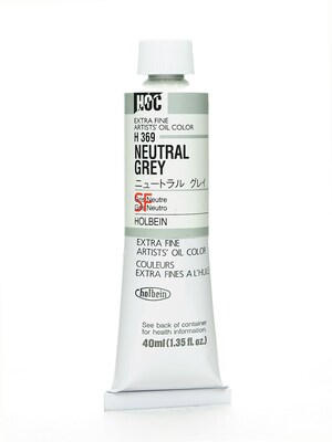 Holbein Artist Oil Colors Neutral Grey 40 Ml (H369)