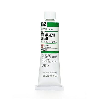 Holbein Artist Oil Colors Permanent Green 40 Ml [Pack Of 2] (2PK-H279)