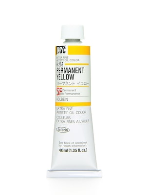 Holbein Artist Oil Colors Permanent Yellow 40 Ml [Pack Of 2] (2PK-H258)