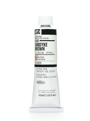 Holbein Artist Oil Colors Vandyke Brown 40 Ml [Pack Of 2] (2PK-H352)