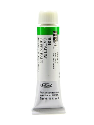 Holbein Artist Watercolor Cadmium Green Pale 5 Ml [Pack Of 2] (2PK-W069)