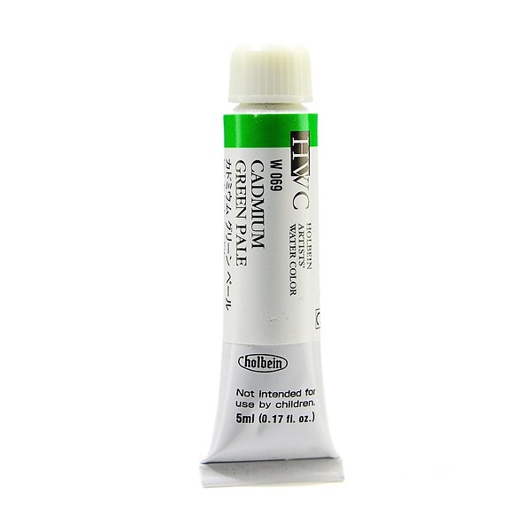 Holbein Artist Watercolor Cadmium Green Pale 5 Ml [Pack Of 2] (2PK-W069)