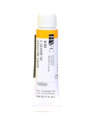 Holbein Artist Watercolor Cadmium Yellow Deep 5 Ml [Pack Of 2] (2PK-W043)