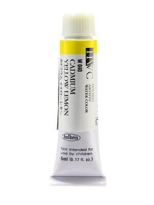 Holbein Artist Watercolor Cadmium Yellow Lemon 5 Ml [Pack Of 2] (2PK-W040)