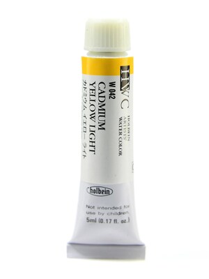 Holbein Artist Watercolor Cadmium Yellow Light 5 Ml [Pack Of 2] (2PK-W042)