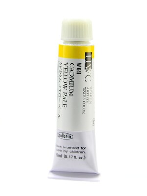 Holbein Artist Watercolor Cadmium Yellow Pale 5 Ml [Pack Of 2] (2PK-W041)