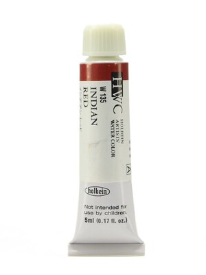 Holbein Artist Watercolor Indian Red 5 Ml [Pack Of 2] (2PK-W135)