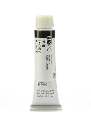 Holbein Artist Watercolor Ivory Black 5 Ml [Pack Of 2] (2PK-W138)