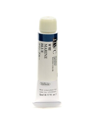 Holbein Artist Watercolor Marine Blue 5 Ml [Pack Of 2] (2PK-W102)