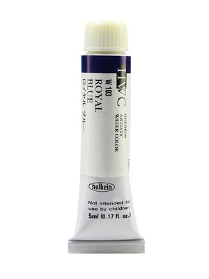 Holbein Artist Watercolor Royal Blue 5 Ml [Pack Of 2] (2PK-W103)