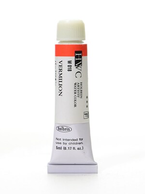 Holbein Artist Watercolor Vermilion 5 Ml (W018)