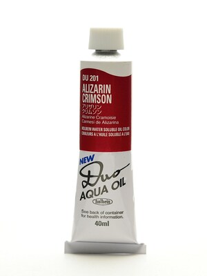 Holbein Duo Aqua Artist Oil Color Alizarin Crimson 40 Ml (DU201)