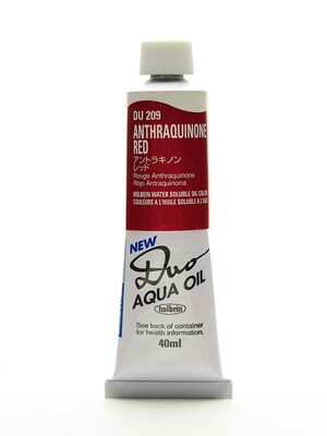 Holbein Duo Aqua Artist Oil Color Anthraquinone Red 40 Ml (DU209)