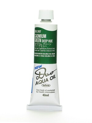 Holbein Duo Aqua Artist Oil Color Cadmium Green Deep Hue 40 Ml (DU247)