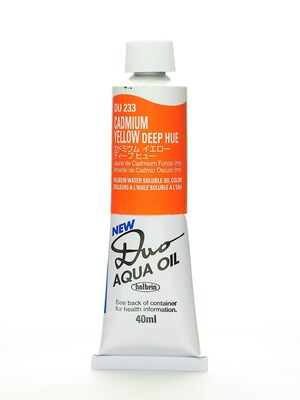 Holbein Duo Aqua Artist Oil Color Cadmium Yellow Deep Hue 40 Ml [Pack Of 2] (2PK-DU233)