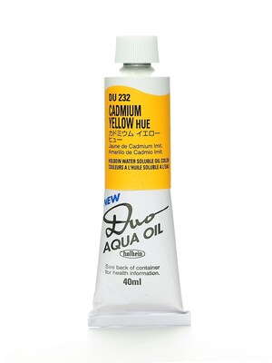 Holbein Duo Aqua Artist Oil Color Cadmium Yellow Hue 40 Ml [Pack Of 2] (2PK-DU232)
