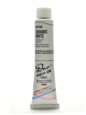 Holbein Duo Aqua Artist Oil Color Ceramic White 110 Ml (DU562)