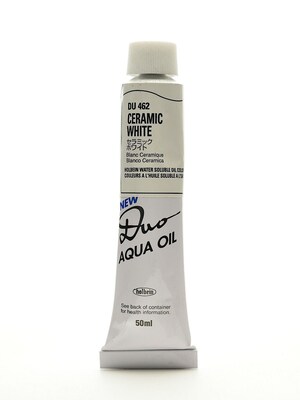 Holbein Duo Aqua Artist Oil Color Ceramic White 50 Ml (DU462)