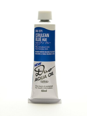 Holbein Duo Aqua Artist Oil Color Cerulean Blue Hue 40 Ml (DU271)